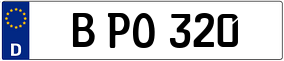Truck License Plate